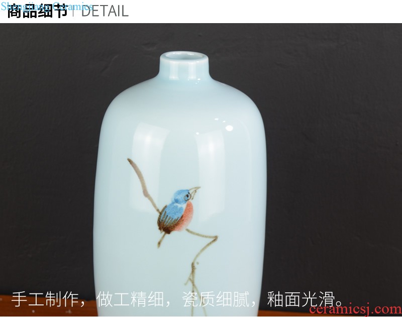 Jingdezhen ceramic vase restoring ancient ways furnishing articles of Chinese style living room dry flower arranging flowers home TV ark porcelain ornaments