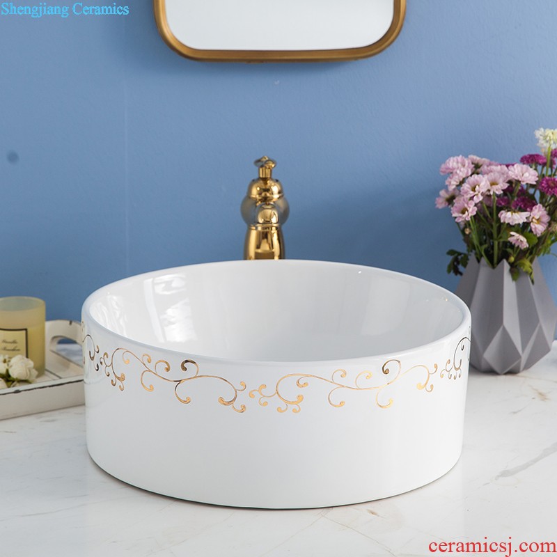 Koh larn, qi stage basin to jingdezhen ceramic lavabo that defend bath lavatory basin art