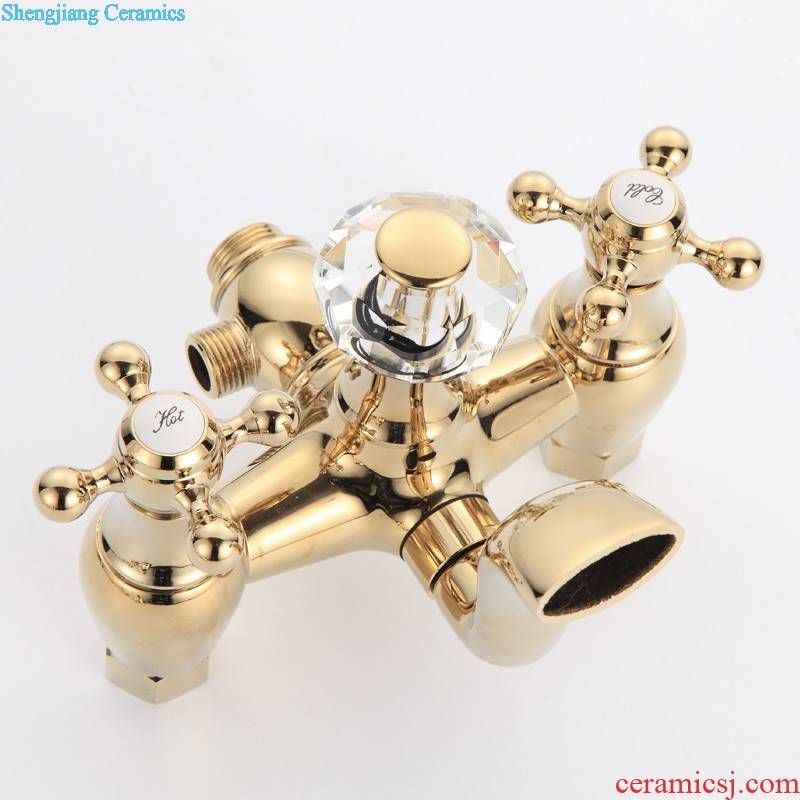 Gold cellnique european-style mop pool bathroom floor balcony household washing trough mop mop pool ceramic basin