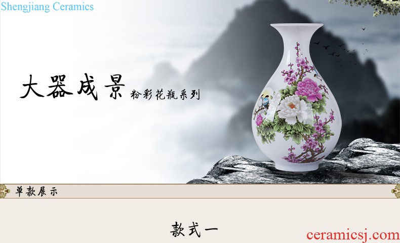 Jingdezhen ceramics white eggshell creative floret bottle sitting room adornment hydroponic flower arrangement furnishing articles of modern art