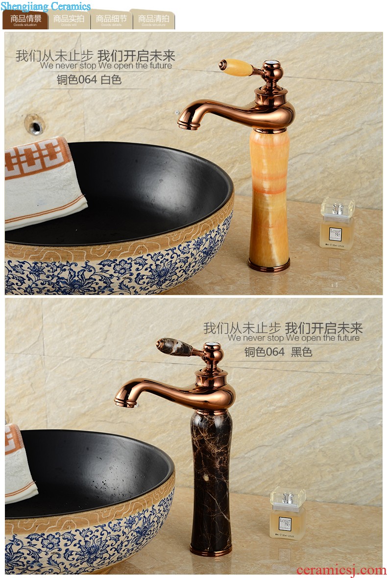 Koh larn, qi stage basin square square the lavabo Mosaic bathroom art basin basin ceramic lavatory basin