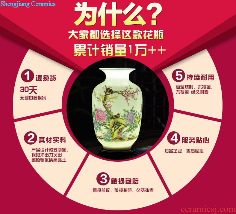 Jingdezhen ceramic tea pot size Green tea storage POTS pu-erh tea and tea storage jar airtight save tea tea set