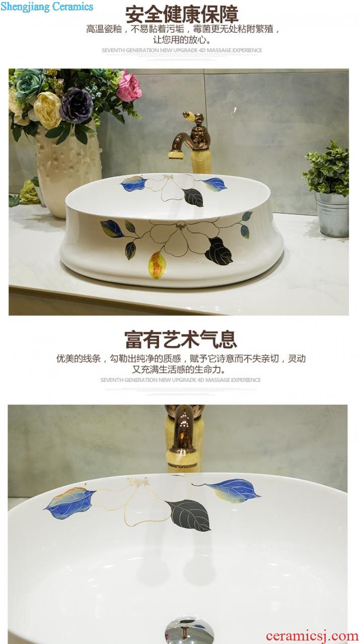 Koh larn, qi stage basin sink lavatory ceramic european-style bathroom art basin of the basin that wash a face