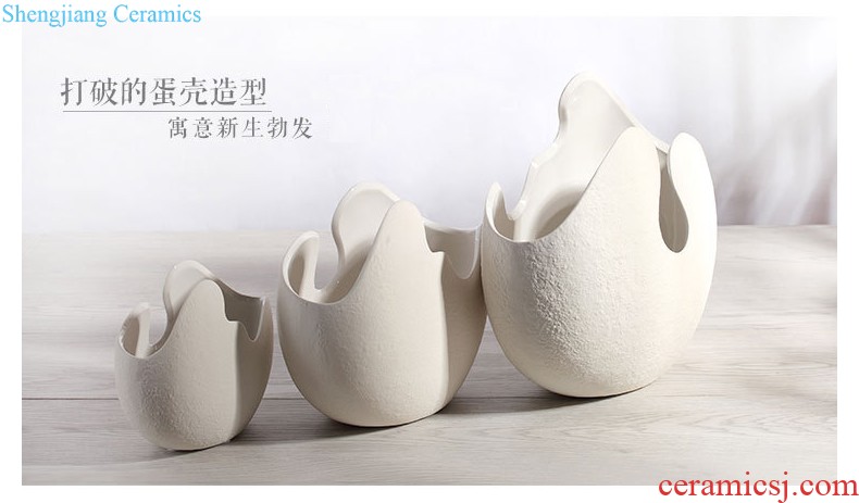 Creative ceramic vase contemporary and contracted style the sitting room porch ark office interior furnishing articles home decoration