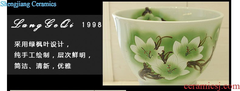 Koh larn, qi Increase the square on the art of jingdezhen ceramic bowl lavatory sink basin Platinum peony