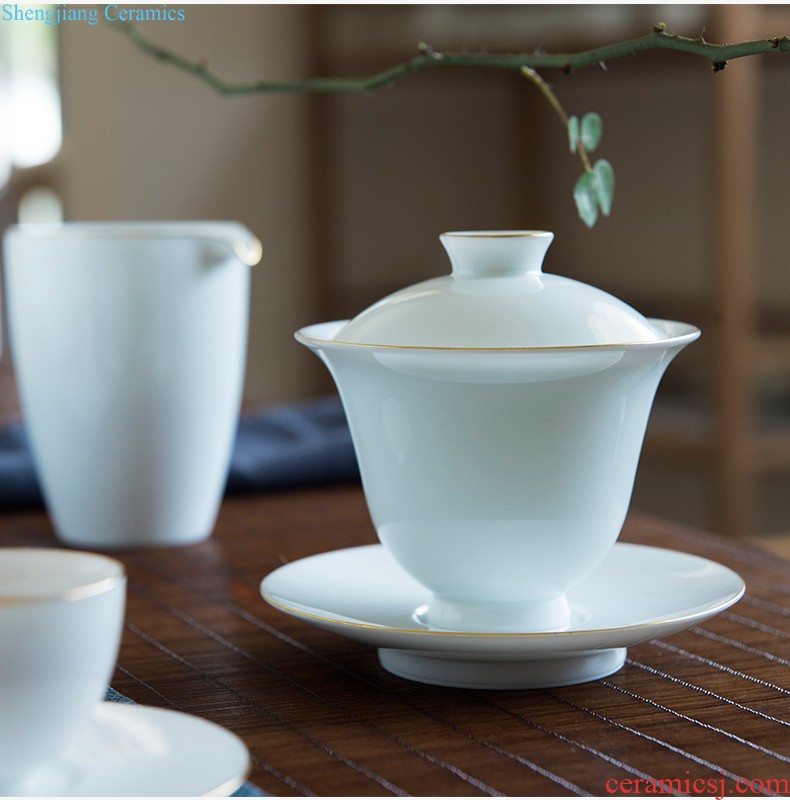 With cover filter landscape jingdezhen ceramic cup China cups personal creative package mail office cup mug cup