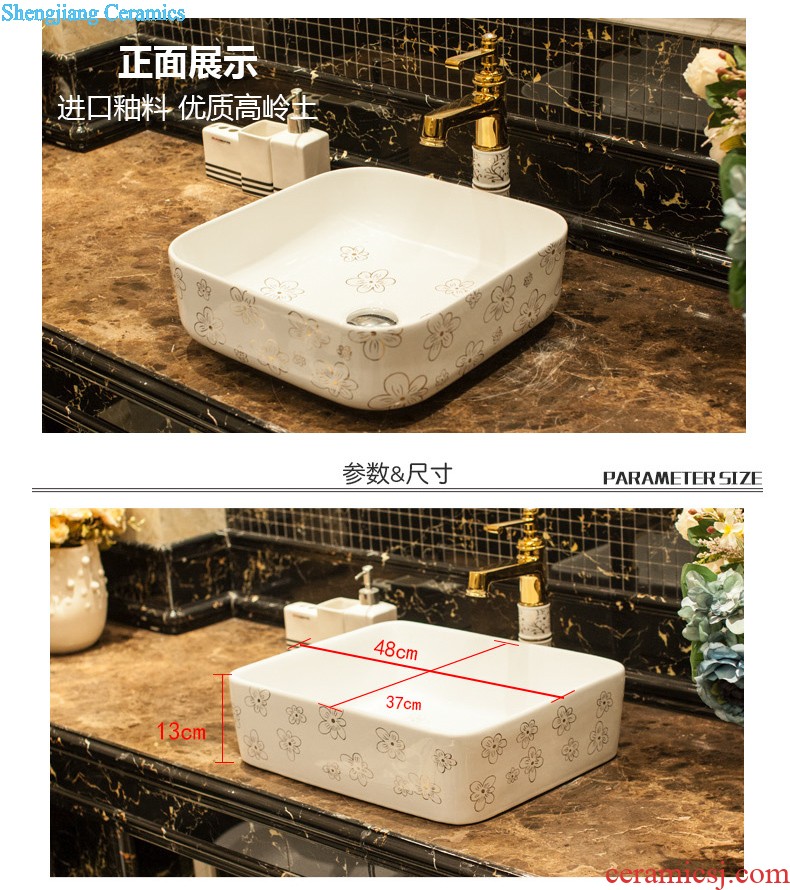 Koh larn, qi ceramic sanitary ware of toilet stage basin sink toilet lavatory basin hand movements