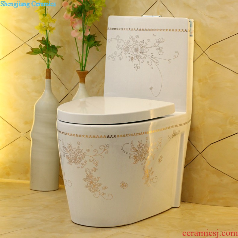 Post, qi stage basin ceramic lavabo archaize washbasin drum-shaped basin of Chinese style bathroom art antique reeds