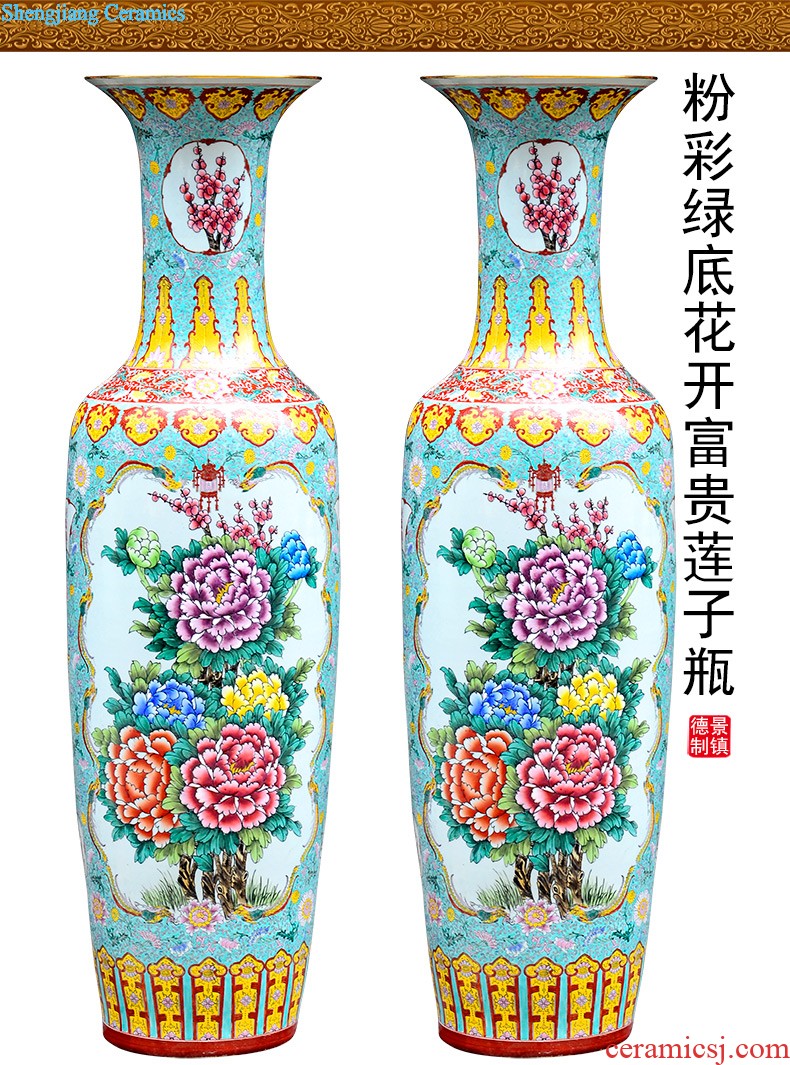 Sf25 jingdezhen ceramics of large vases, flower arrangement of modern Chinese style household sitting room adornment handicraft furnishing articles