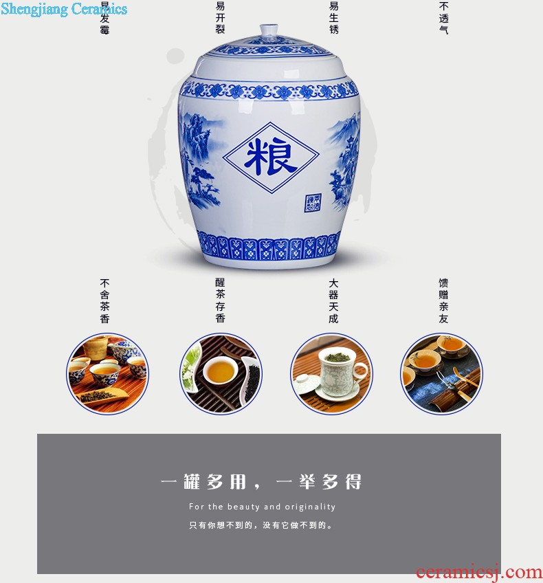 Jingdezhen ceramics antique blue-and-white bound branch lotus bottles of Chinese classical large Angle of the sitting room a few adornment furnishing articles