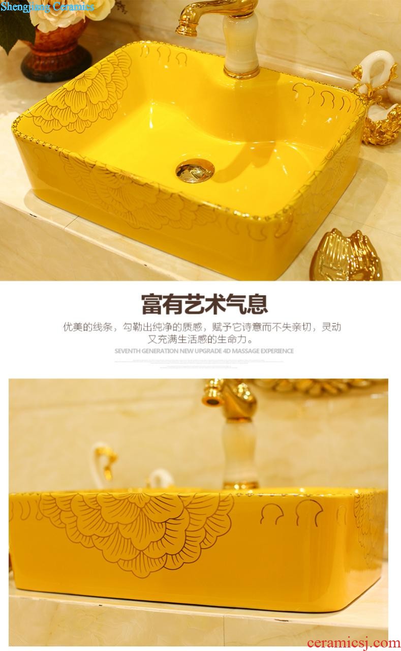 Koh larn, qi ceramic art basin mop mop pool ChiFangYuan one-piece mop pool size 35 cm style