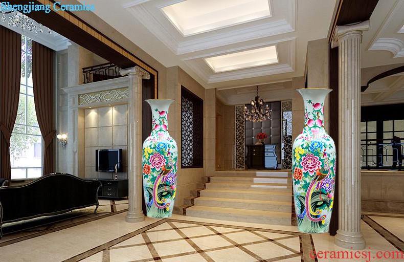 Sf25 jingdezhen ceramics of large vases, flower arrangement of modern Chinese style household sitting room adornment handicraft furnishing articles