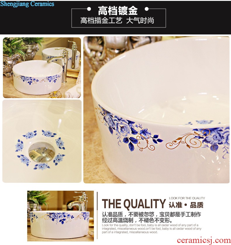 The package mail on bonsai, ceramic lavabo that defend bath lavatory basin art basin piece of blue