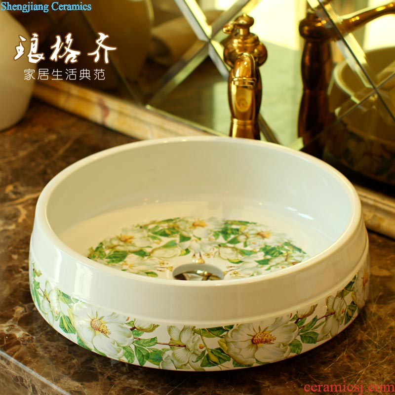 Koh larn, qi increase stage basin to the basin that wash a face the sink ceramic sanitary ware art lavatory elliptic to Rome