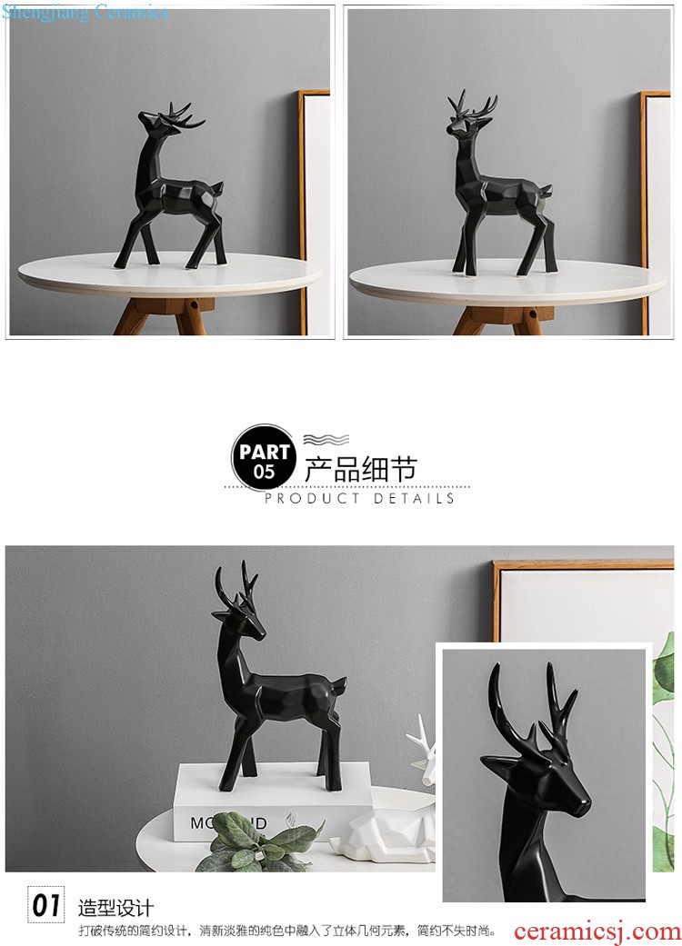 Mr Han mei Nordic creative household furnishing articles sitting room ark ceramic decoration wedding birthday gift decoration