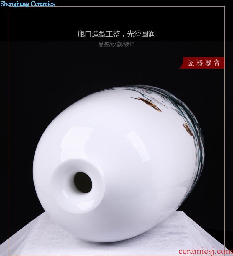 Spring of jingdezhen ceramics vase hand-painted high-ranked imperial concubine drunk Chinese style household adornment the sitting room TV ark furnishing articles