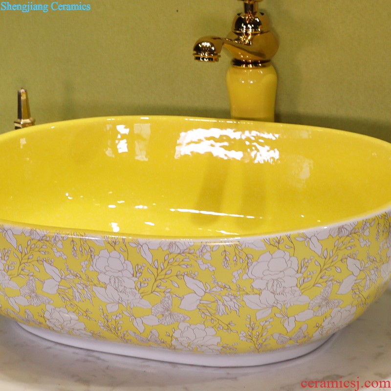 The stage basin ceramic lavabo lavatory basin elliptic toilet basin art basin of wash gargle household