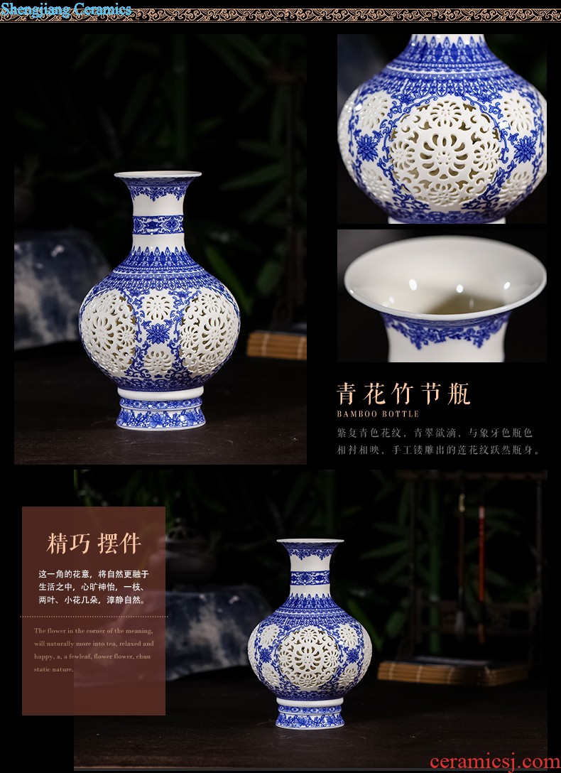 Jingdezhen ceramics furnishing articles hand-painted sabingga sukdun dergici jimbi hang dish by dish sitting room of Chinese style household decorative arts and crafts