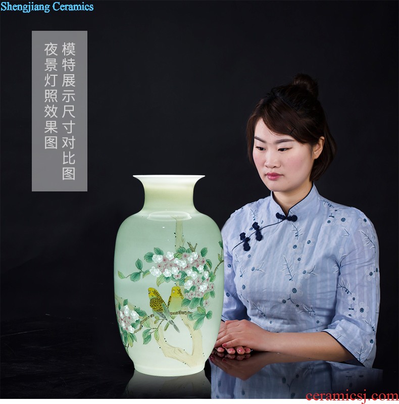 Jingdezhen ceramics of large vases, flower arranging the sitting room porch place large villa home decoration arts and crafts