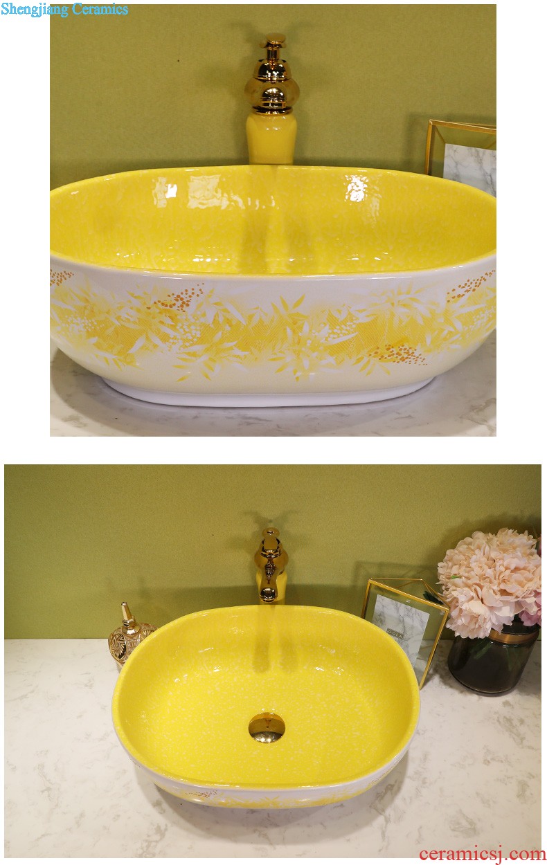 The stage basin ceramic lavabo lavatory basin elliptic toilet basin art basin of wash gargle household