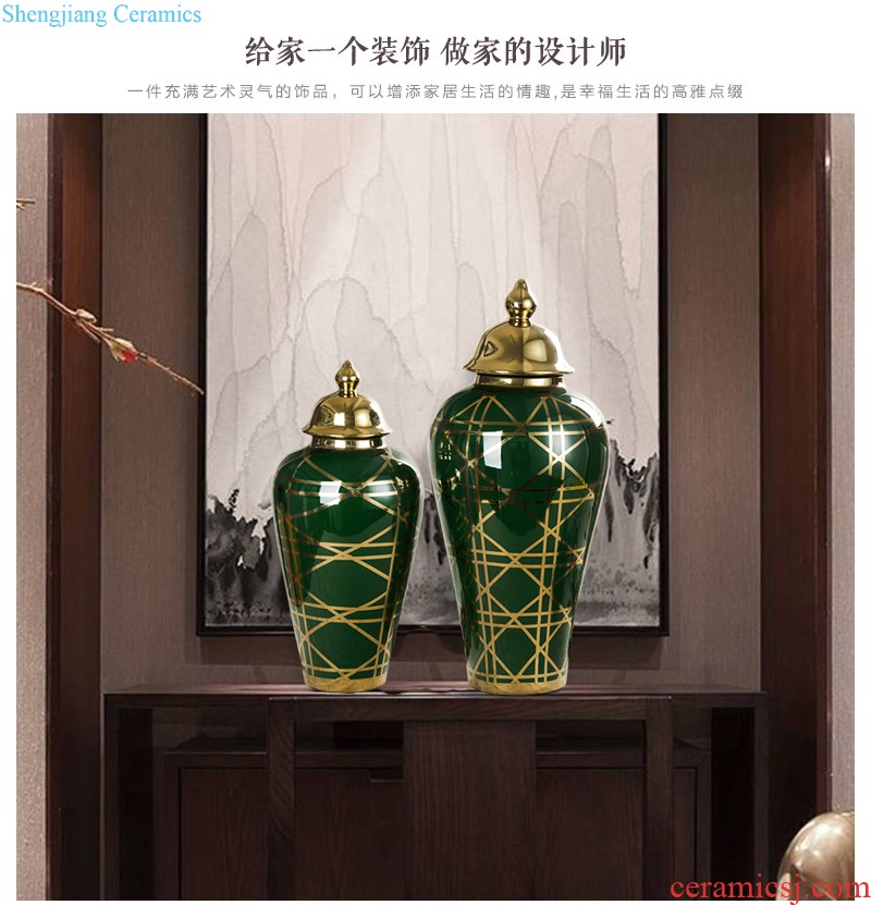 General ceramic pot art furnishing articles of new Chinese style decoration decoration sample porch club houses household soft adornment