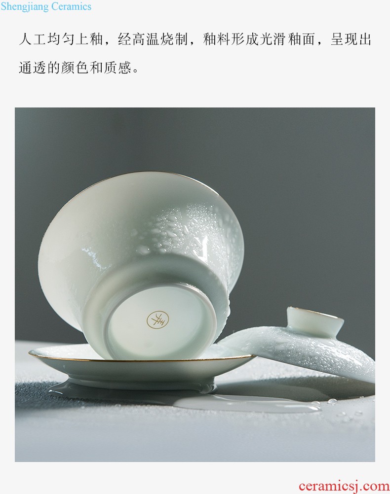 With cover filter landscape jingdezhen ceramic cup China cups personal creative package mail office cup mug cup