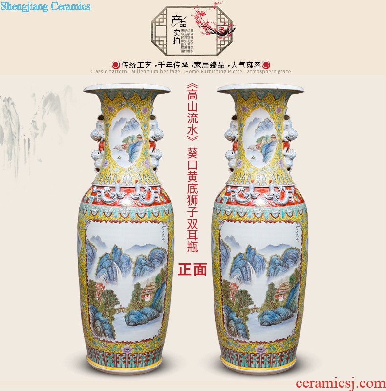 Aj211 jingdezhen ceramics of large vases, flower arranging household adornment handicraft furnishing articles large living room