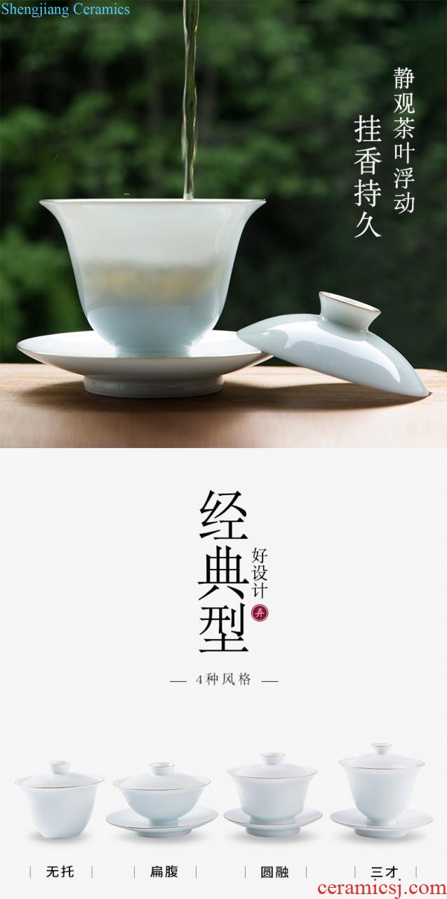 With cover filter landscape jingdezhen ceramic cup China cups personal creative package mail office cup mug cup