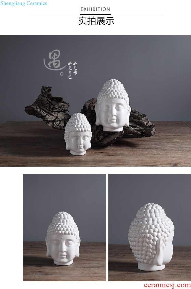 Zakka creative ceramic handicrafts object and white girlfriend married love gift couple furnishing articles