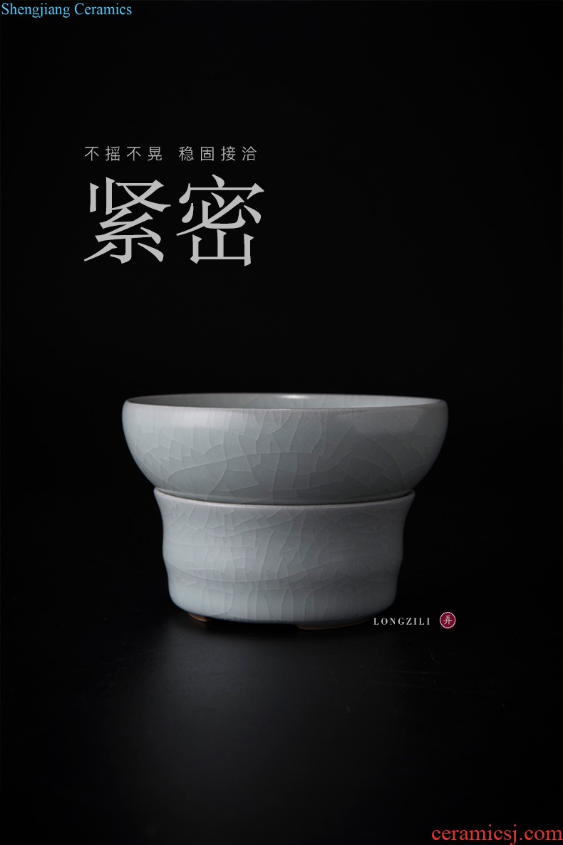 Jingdezhen ceramic suit contracted Chinese gift box Only three tureen tea cup home tea pot of a complete set of tea sets