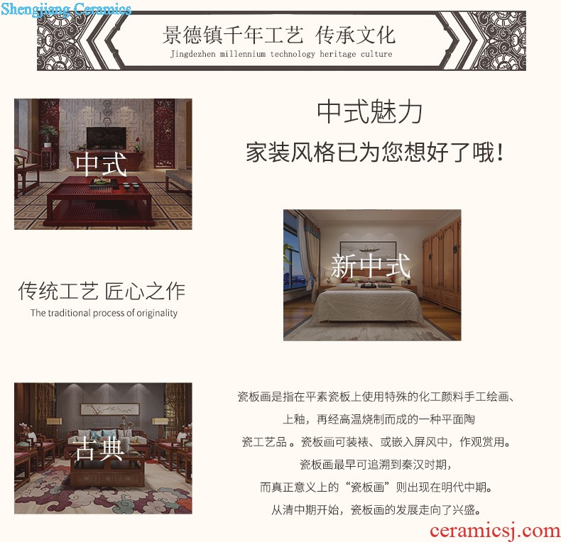 Jingdezhen ceramics ruby red large vases, flower arrangement of Chinese style living room hotel decoration d107 decorations arts and crafts