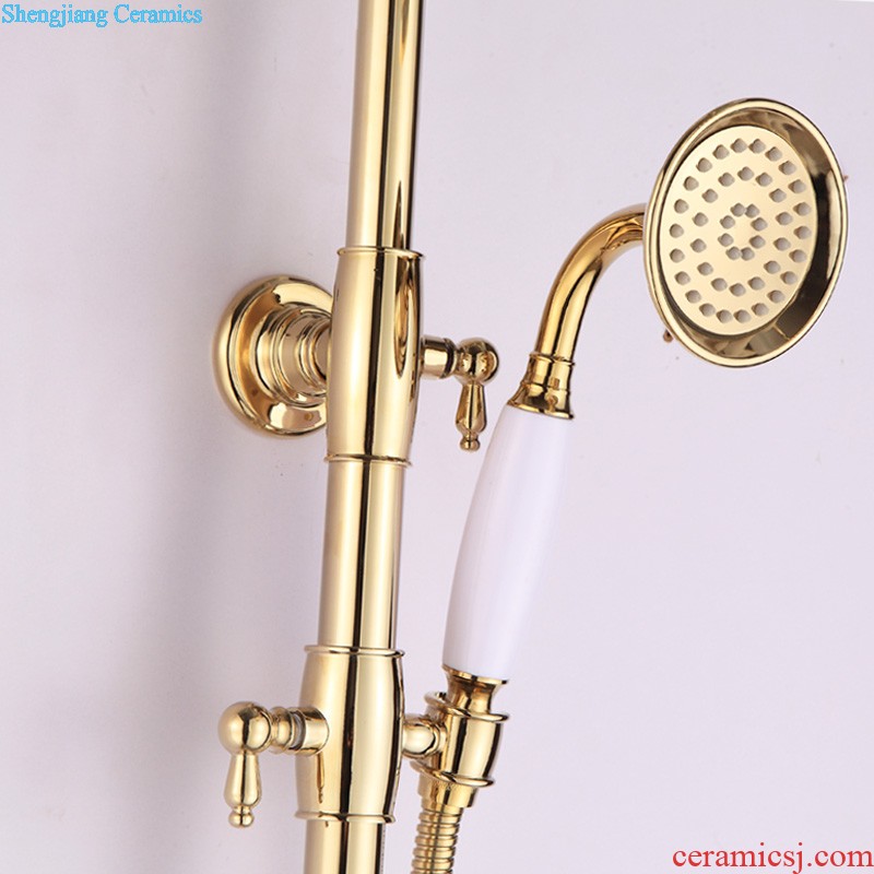 Gold cellnique european-style mop pool bathroom floor balcony household washing trough mop mop pool ceramic basin