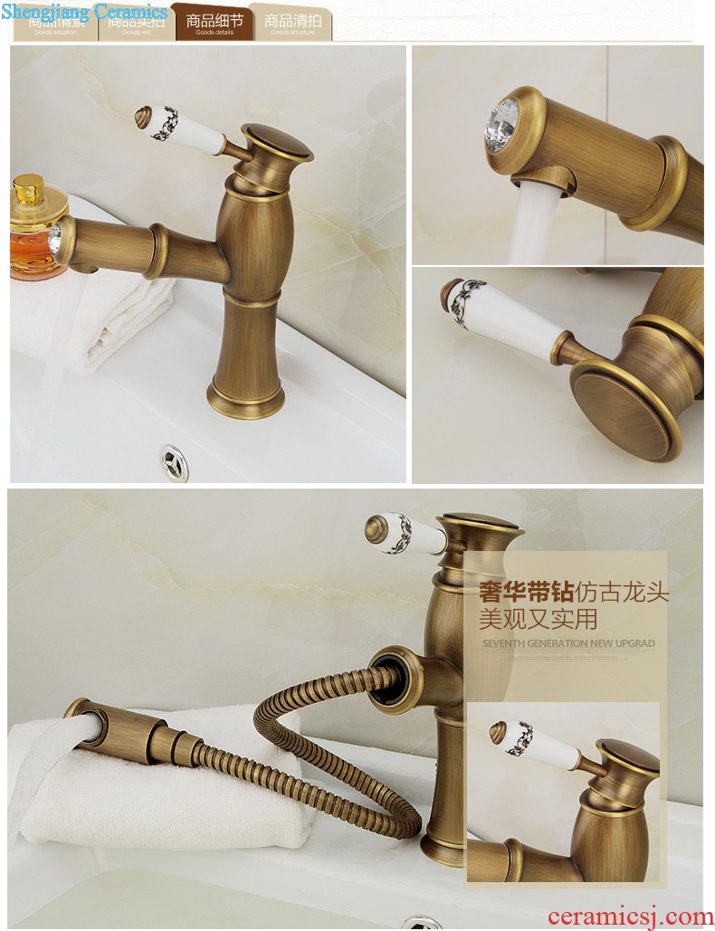 Koh larn lattice terms with individuality creative ceramic toilet implement color toilet water pumping implement the new