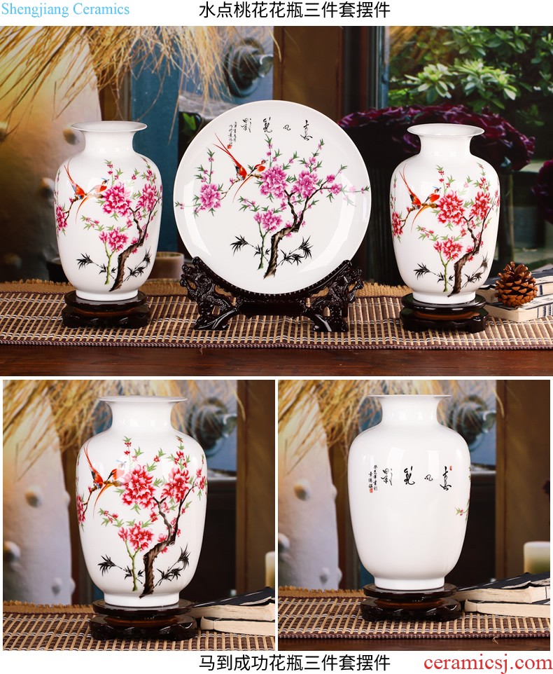 North European ceramic vase ins flamingos wind dried flowers hydroponics living room table flower arrangement home furnishing articles