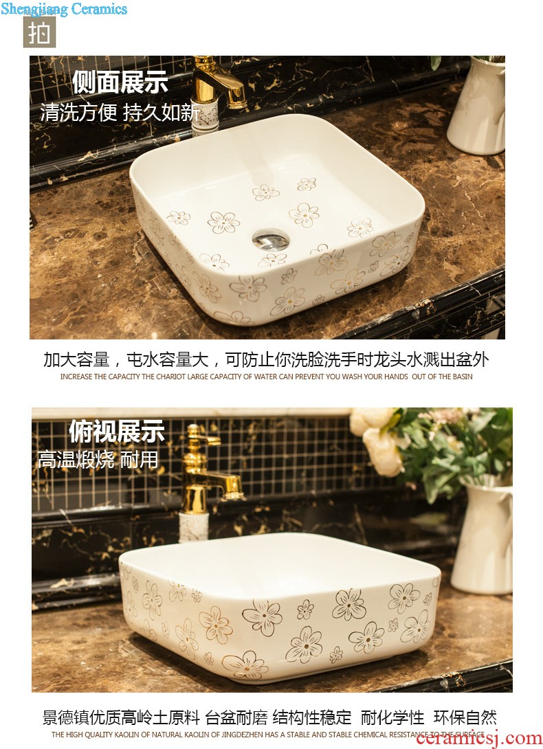 Koh larn, qi ceramic sanitary ware of toilet stage basin sink toilet lavatory basin hand movements