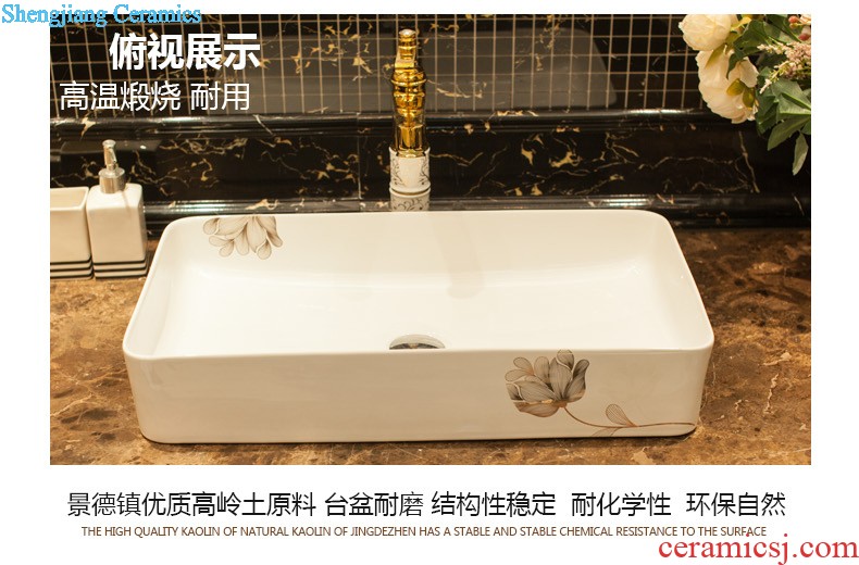 Koh larn, qi ceramic sanitary ware of toilet stage basin sink bathroom sinks art basin of lake basin