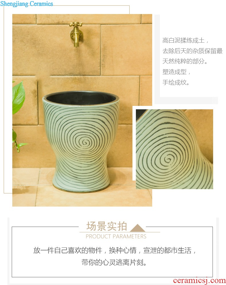 Koh larn, neat new product sell lots of jingdezhen ceramic art mop mop pool basin T004 mop pool