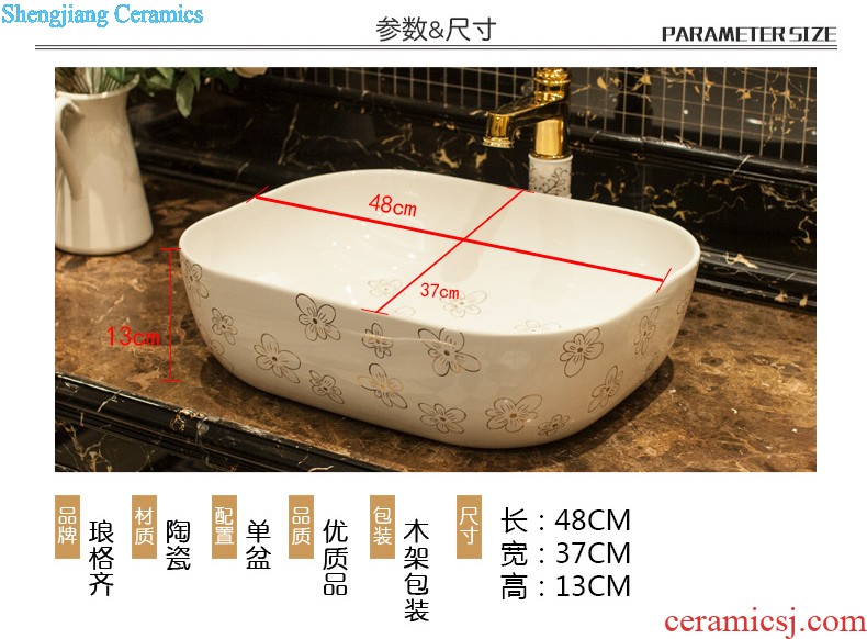 Koh larn, qi ceramic sanitary ware of toilet stage basin sink toilet lavatory basin hand movements