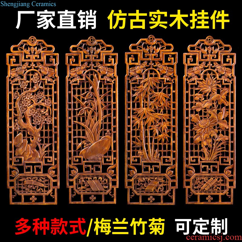 Red lanterns Chinese housewarming balcony door decor circular palace Lantern Festival everyone outdoor pendant with a gift