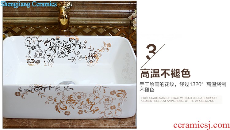 The package mail on bonsai, ceramic lavabo that defend bath lavatory basin art basin waist drum gardenia bloom