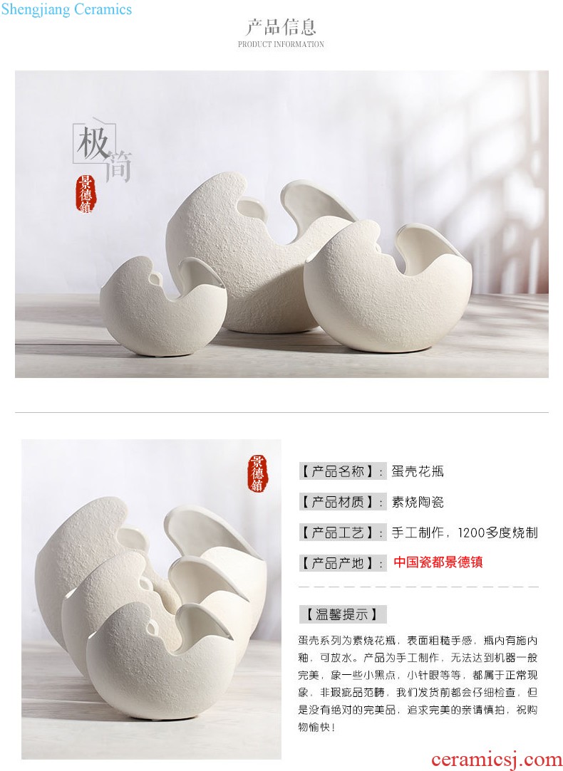 Creative ceramic vase contemporary and contracted style the sitting room porch ark office interior furnishing articles home decoration