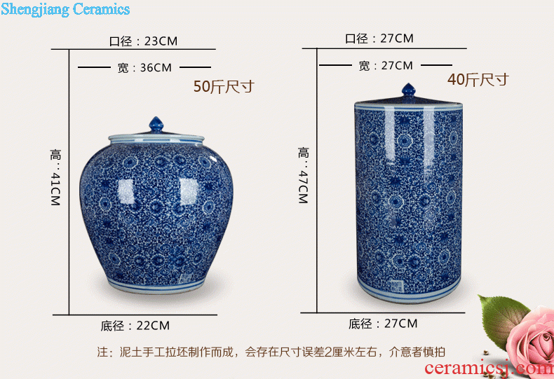 Sitting room be born 274 jingdezhen ceramics vase contemporary and contracted household adornment handicraft decoration furnishing articles