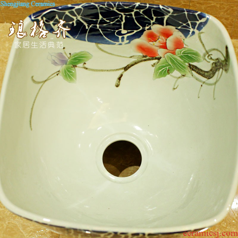 Koh larn, qi increase of jingdezhen ceramic toilet lavabo that defend bath lavatory art basin gold flipping