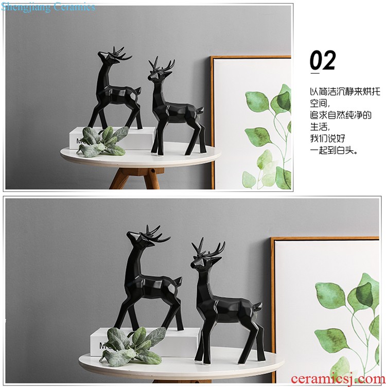 Mr Han mei Nordic creative household furnishing articles sitting room ark ceramic decoration wedding birthday gift decoration