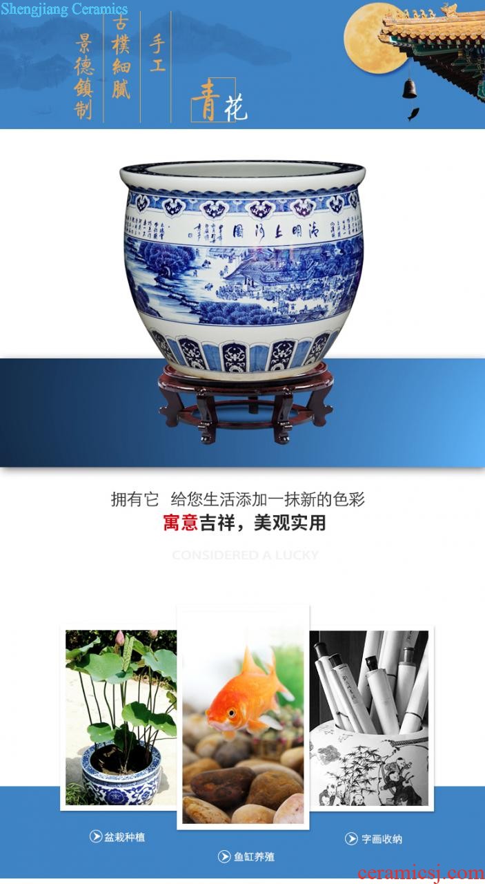 Jingdezhen ceramic masters hand by hand carved powder enamel vase flower arranging CV 18 spring sitting room adornment is placed