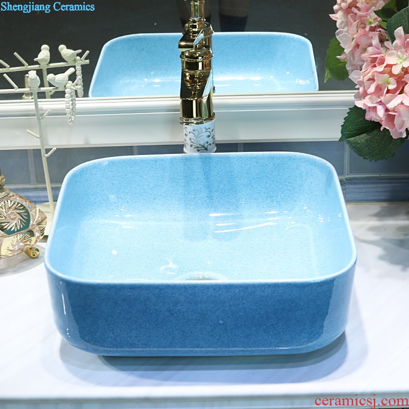 Stage basin to jingdezhen european-style lavabo household creative ceramic art contracted basin basin sinks