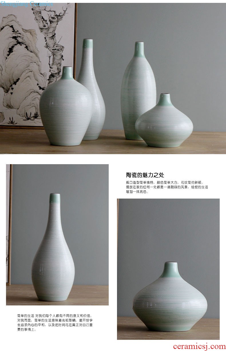 The rain tong home | ceramic creative modern adornment installs soft outfit furniture green glaze magpie bird furnishing articles