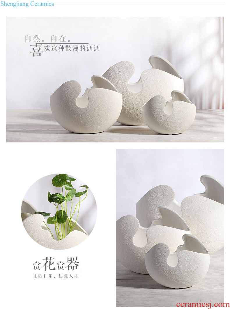 Creative ceramic vase contemporary and contracted style the sitting room porch ark office interior furnishing articles home decoration