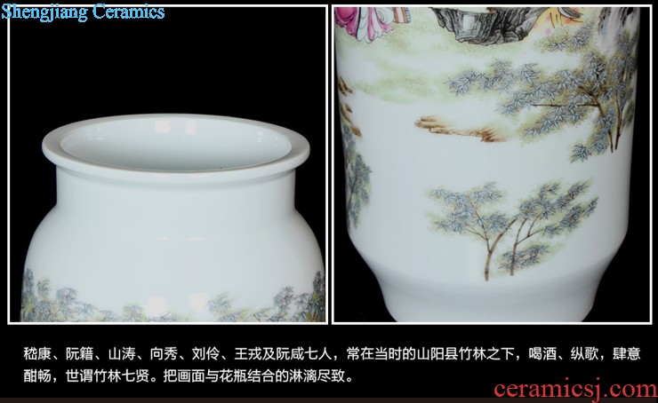 Yellow cb85 jingdezhen ceramics maxim gourd vases home furnishing articles wedding handicraft ornament