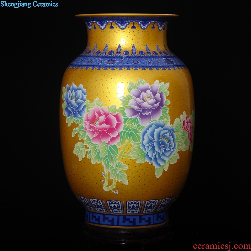 Aj45 jingdezhen ceramics of large vase furnishing articles rich lad admiralty bottles of the sitting room of Chinese style household furnishing articles